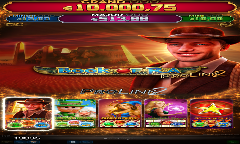 Impera PROLINK™2_menu_Book of Ra™