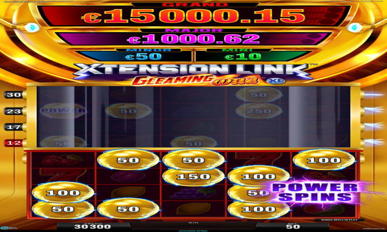 Gleaming Wild power spins 02