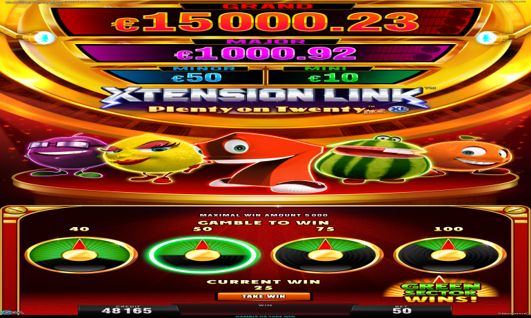 Plenty on Twenty Hot XL wheel gambler